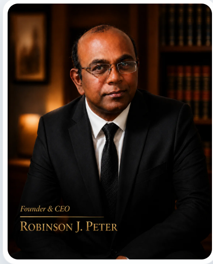 Founder and CEO Robinson J. Peter